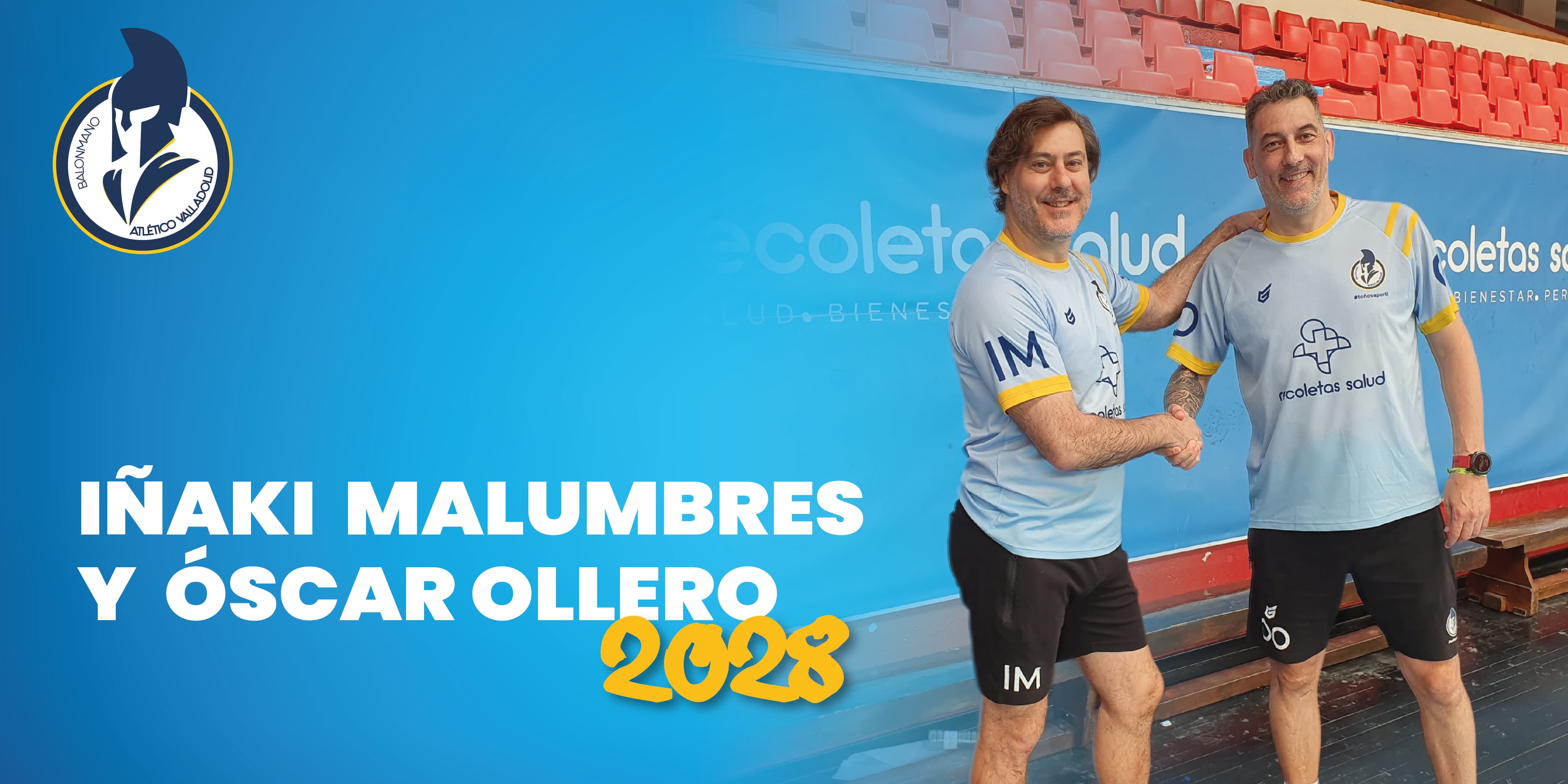 El Recoletas renueva a sus técnicos ayudantes Óscar Ollero e Iñaki Malumbres